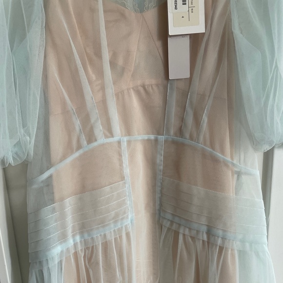 Simone Rocha Balloon-Sleeve Sheer Tulle Dress UK4/XS with inner slip - Picture 6 of 9